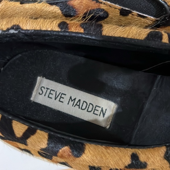 Steve Madden ecentric pony hair, leopard print flats - Picture 8 of 10
